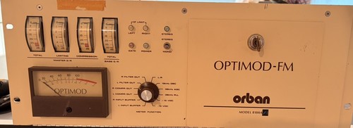 Orban optimod 8100a - optimod-fm, fm