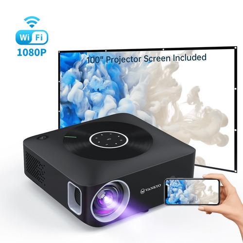 Portable video projector - portable, 4k