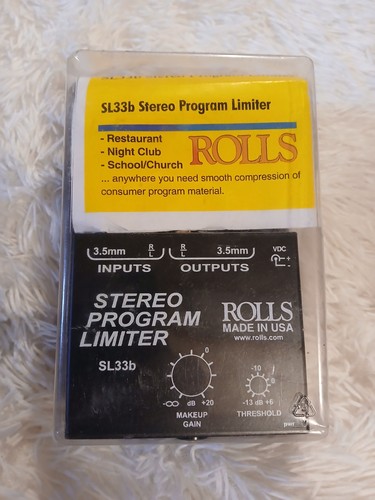 Rolls stereo program limiter - rolls,